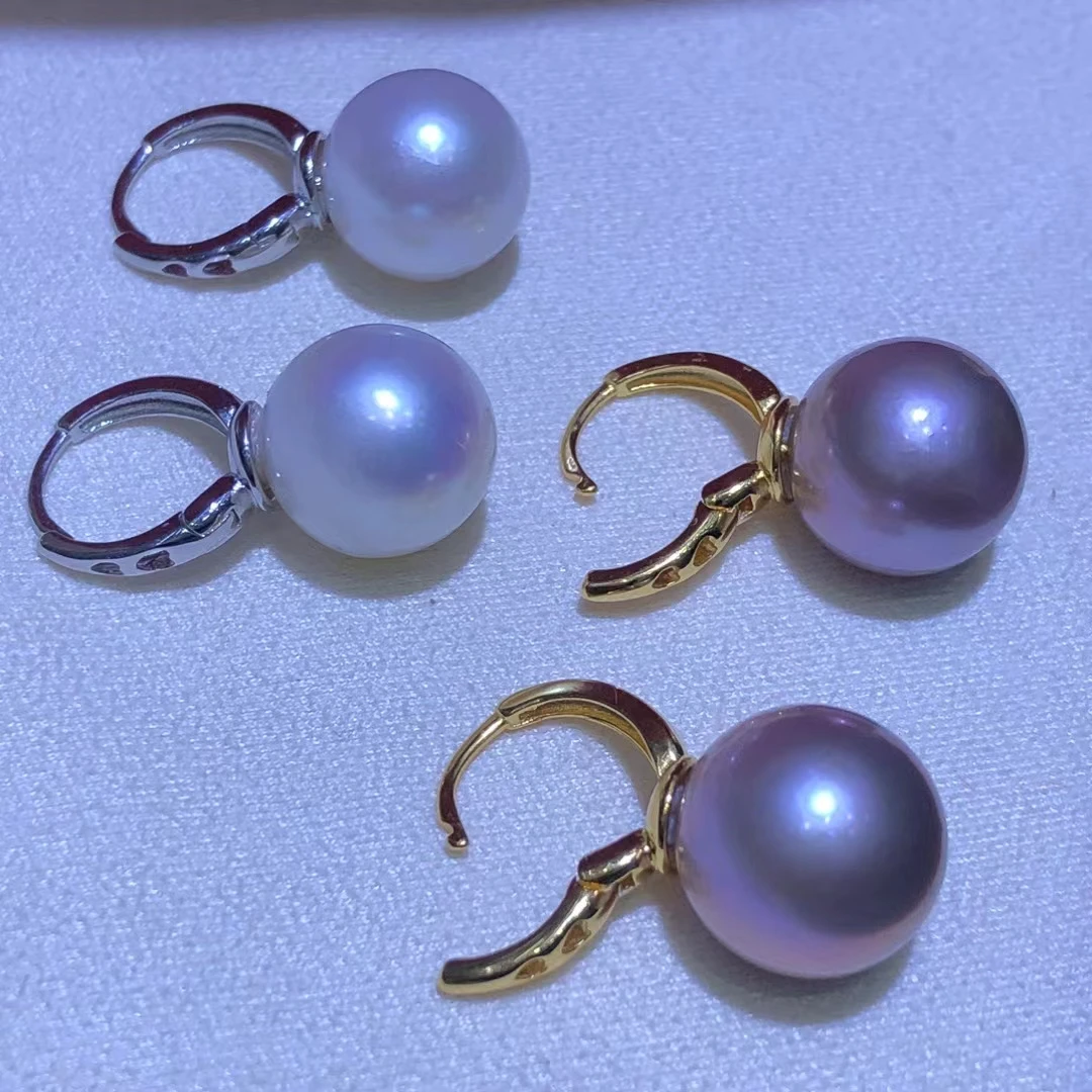 

Оптовая продажа, серьги из стерлингового серебра 925 пробы, фурнитура для крепления, базовые монтажные детали, аксессуар для жемчуга 13-14 мм