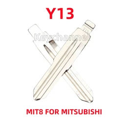 Brelok 10pcs Y-13 Y13 KD VVDI zdalnie puste ostrze kluczyka samochodowego #13 MIT8 MIT8FH uniwersalne piloty klucz składany do Mitsubishi