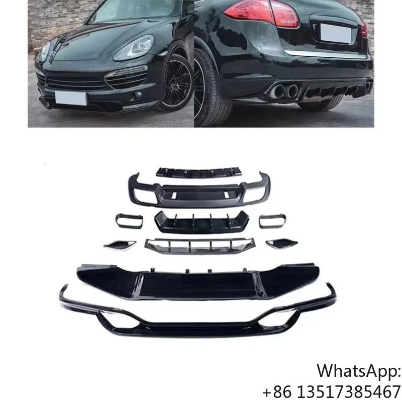 

Body Kit for Porsche Cayenne 958 to 9Y0 Turbo 2010-2013 Front Bumper Assembly with Grille