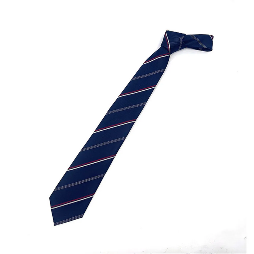 Men Women Fashion Ties  1200-PIN 8CM 3.15'' Business Wedding Accessories Silk Tie Striped Pattern Black Blue Red Necktie