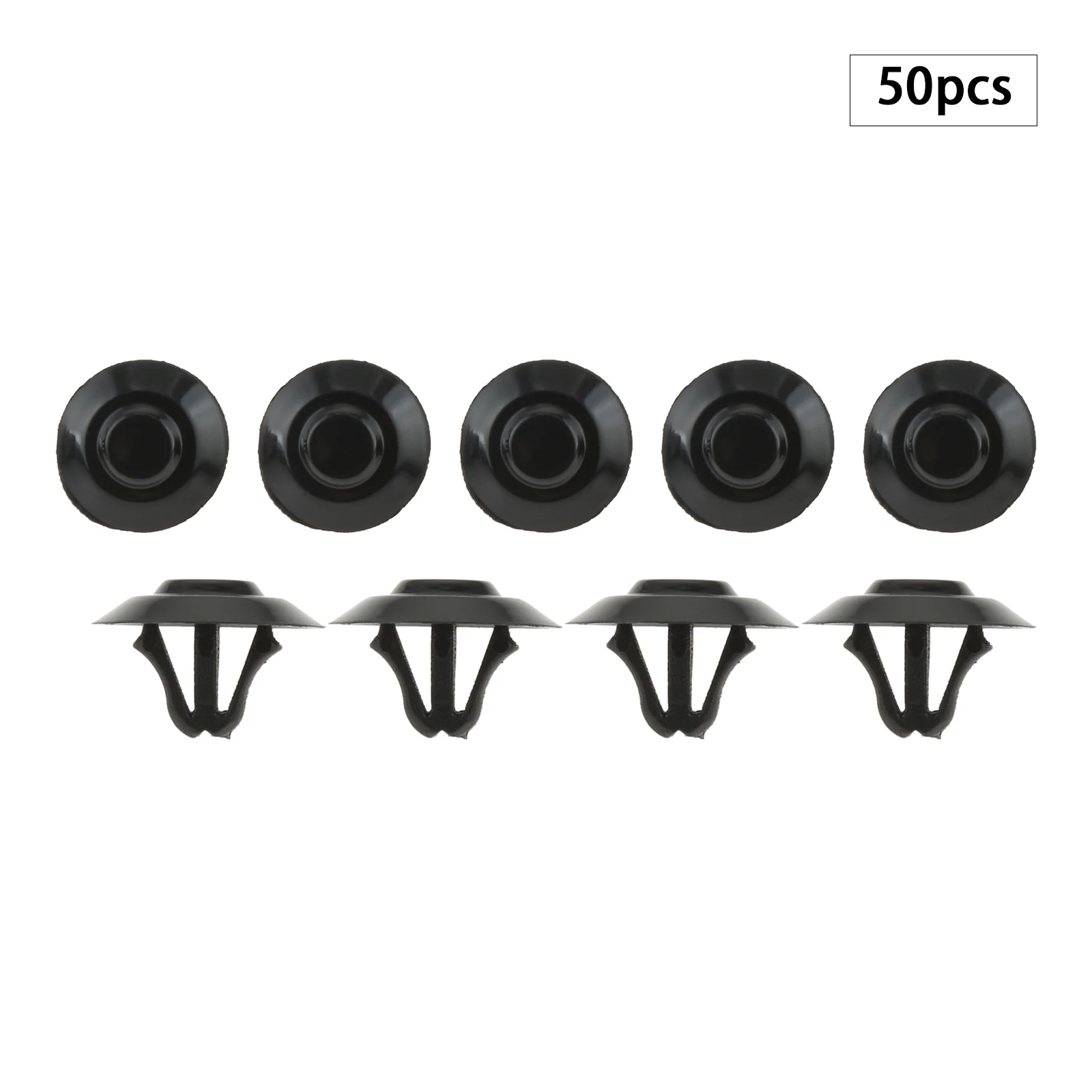 50pcs Nylon Hood Insulation Pad Clips Fastener 001 988 03 25 Fit for Mercedes Benz C230 C320 Sedan C55 AMG E350 CLK550