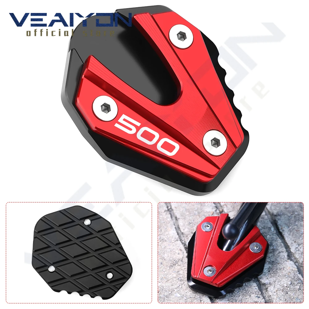 

For CMX300 cmx500 Rebel 300 500 2017-2021 2022 2023 2024 Motorcycle Accessories Kickstand Extension Pad Side Foot Stand Enlarger