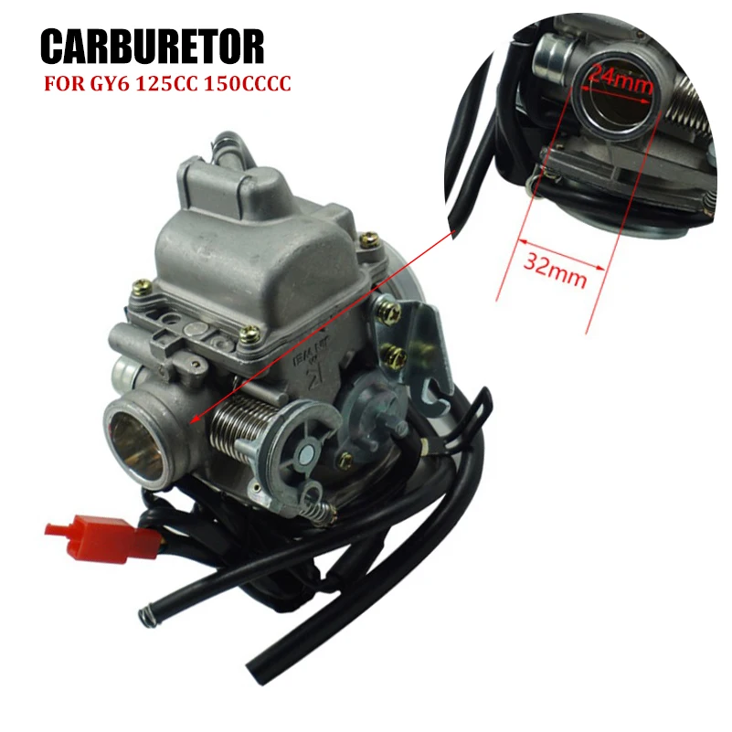 Carburetor motorcycle modification accessories suitable for GY6 125cc 150cccc Guangyang Haomai 24mm PD24J