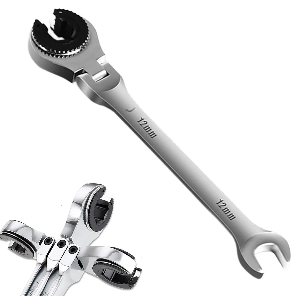 8mm through 27mm Flexible Head Ratchet Wrench for Consistent Engagement on Nuts and Bolts in Assembly Line Conditions