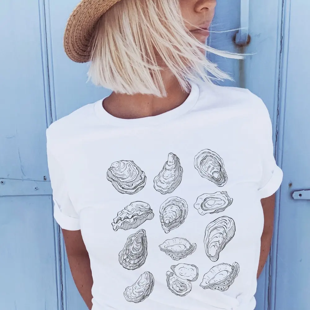 Retro Oyster T Shirt S Shucker For Mothers Day Lover Mom Mother Seafood