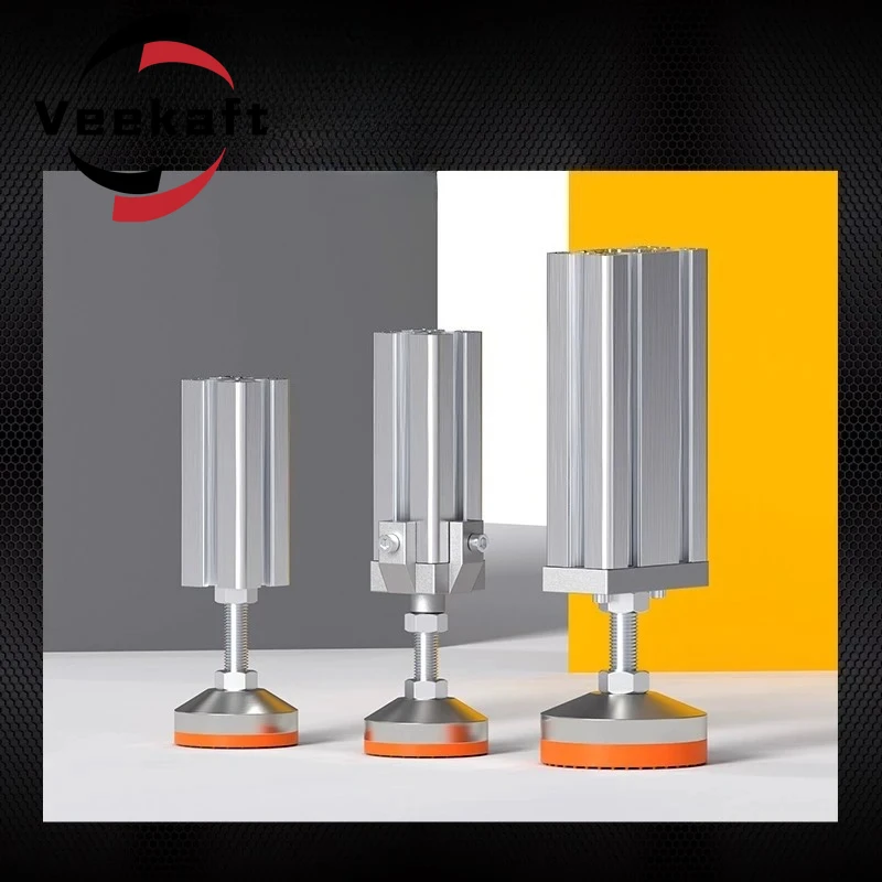 Podstawa regulowana M8 ze stali nierdzewnej 304, wytrzymała, antypoślizgowa, amortyzująca wstrząsy.