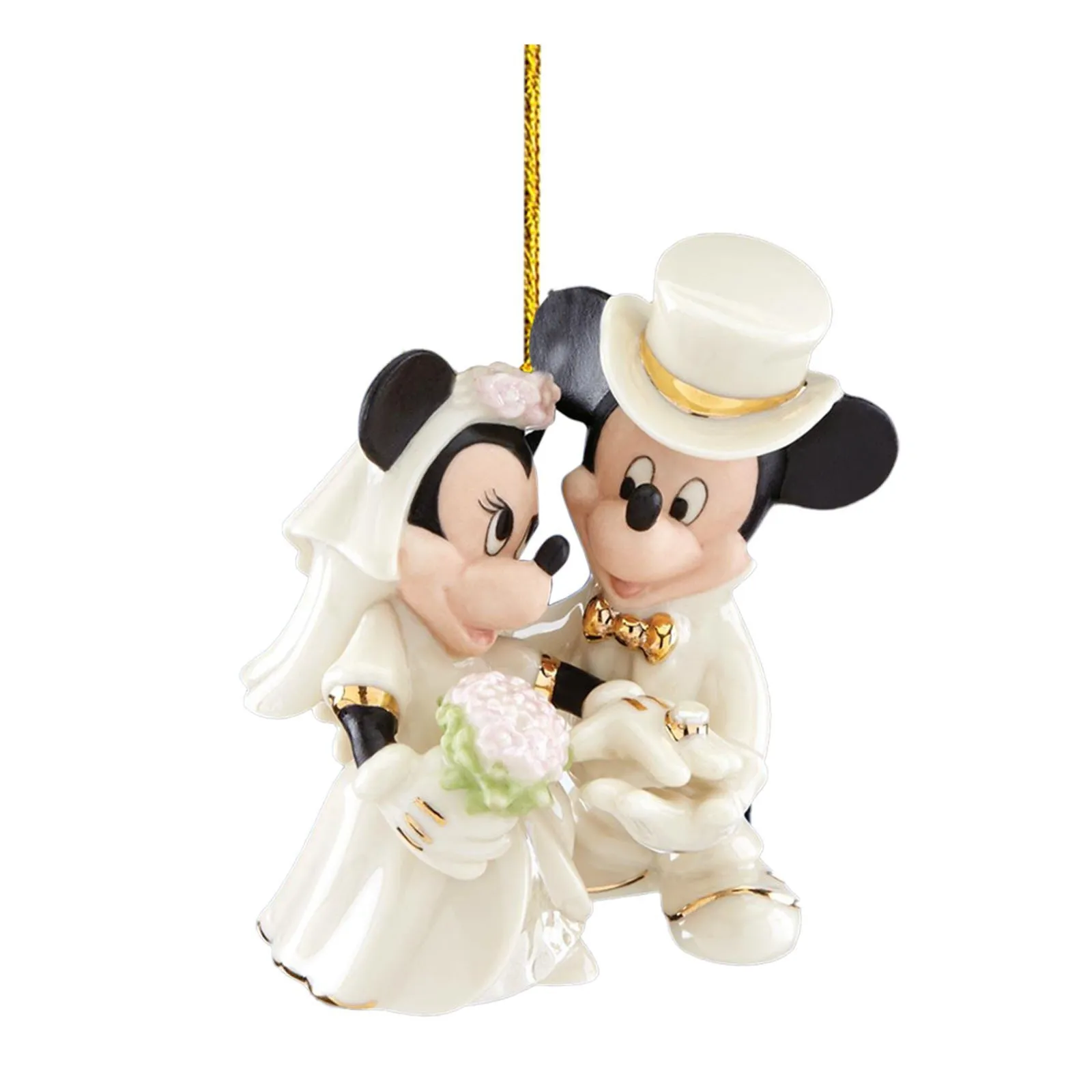 Disney Cartoon Mickey Mouse Minnie Anime Figures Decor Accessories Christmas Tree Acrylic Plane Pendant Kids Charm Hobby Toys