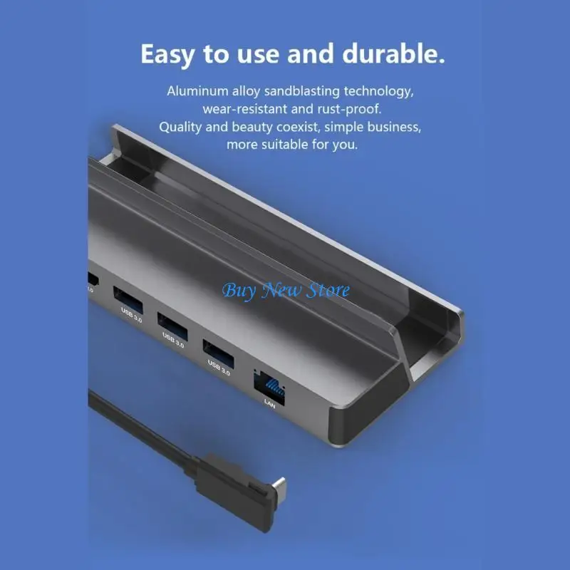 20CE 6-em 1 Placas ancoragem USB3.0 Hub para dock steamdeck para doca Steamdeck