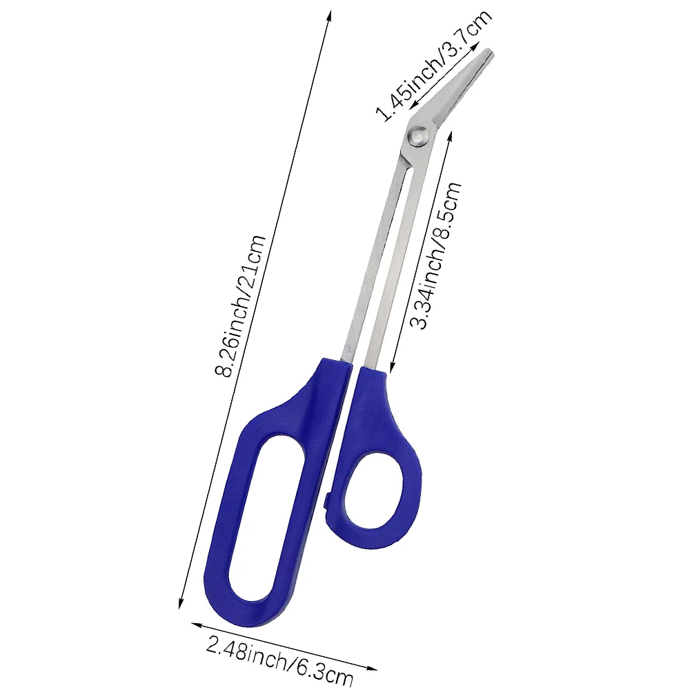 Long Handle Toenail Clippers Scissors Stainless Steel Toe Nail Cuticle Scissors Toenail Cutter Pedicure Manicure Nails Tools