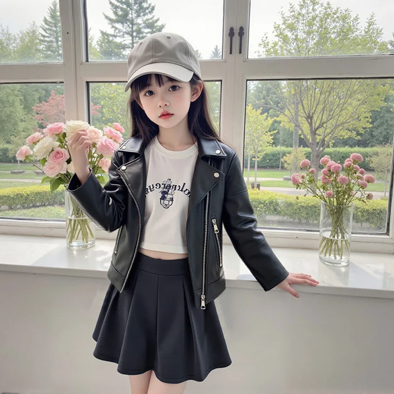

Trendy Spring Autumn Cool & Stylish Outerwear Fashionable Streetwear Top for Teen Girls New Chic Jacket