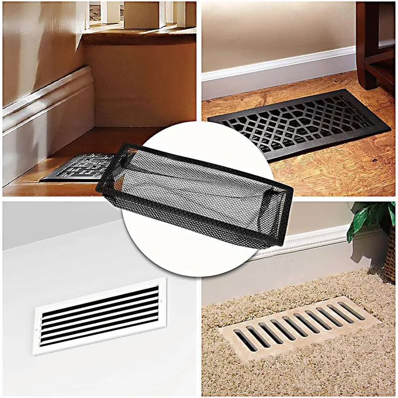1PC Air Vent Filter Vent Mesh Filter Practical Floor Register Cover Trap Living Room House Accessories for Home Catch Debris