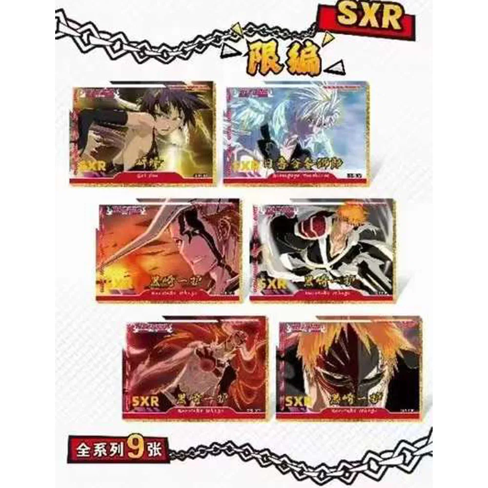 wholesale Japanese Anime Bleach Collection Cards Thousand-year Blood War Board Tcg Game Doujin Toys For Child Kids Gift card