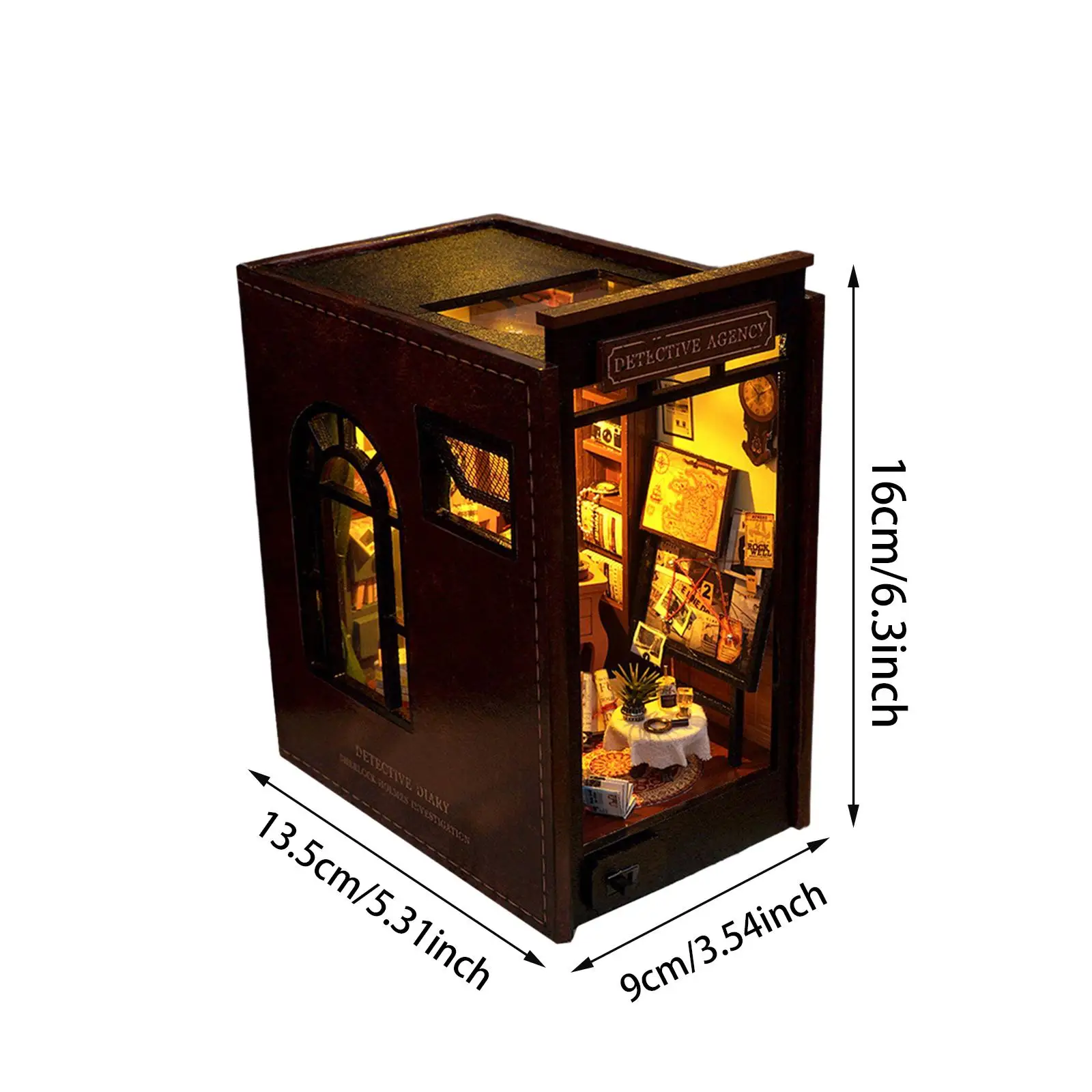 DIY ミニチュア ドールハウス キット アクセサリー付きクラフト 組み立てが簡単な建物