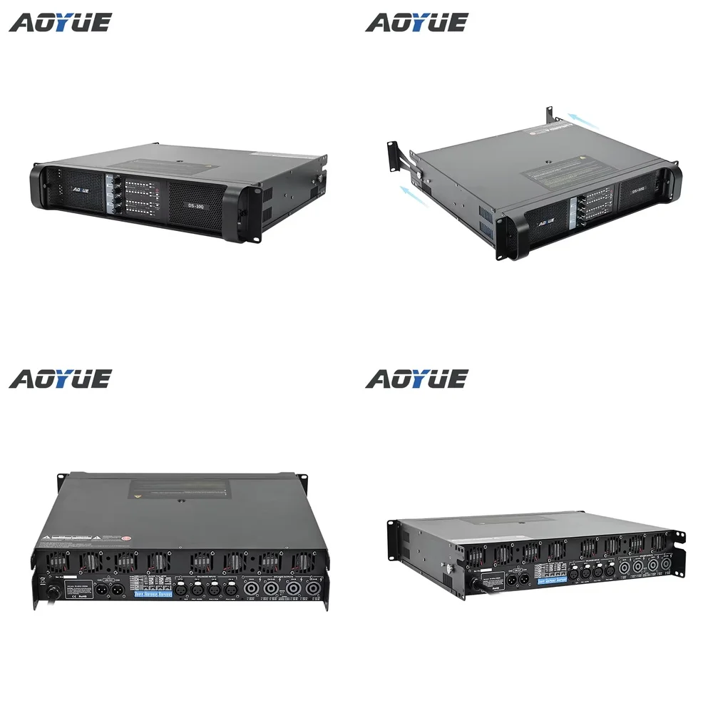 

DS-10Q Class TD Power Amplifier 1350W 2U 4 Channel Professional Stage Audio Amplifier for Sound System for Live Performance