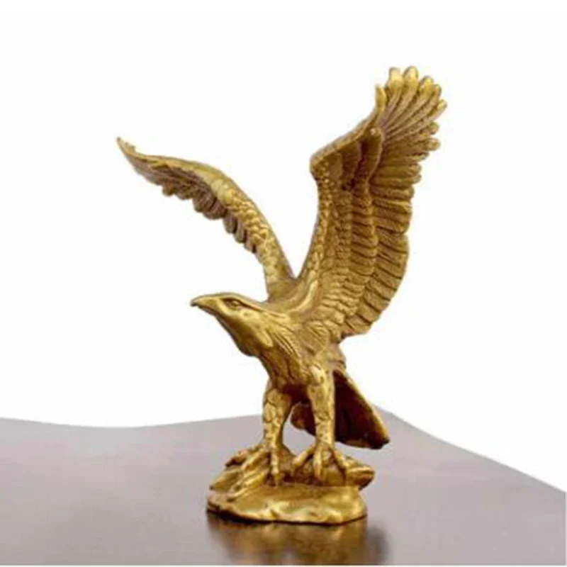 

Copper Brass CHINESE crafts decoration China Bronze Brass Statue EAGLE/Hawk Figure figurine 4.5"High