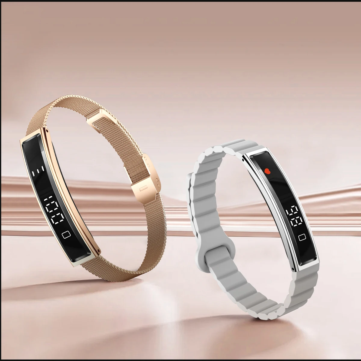 

Smart Bracelet for Women Men Health Sleep Pressure Monitor Light Touch Waterproof Sports Fitness Heart Rate Tracker Wristwatch