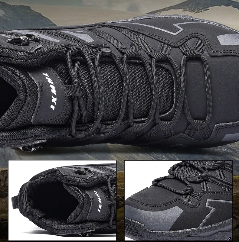 Frauen Atmungsaktive Bergsteigen Schuhe Outdoor Stiefel Frau männer Wanderschuhe Unisex High Top Stiefel Wasserdicht Klettern Neue – Detail 6