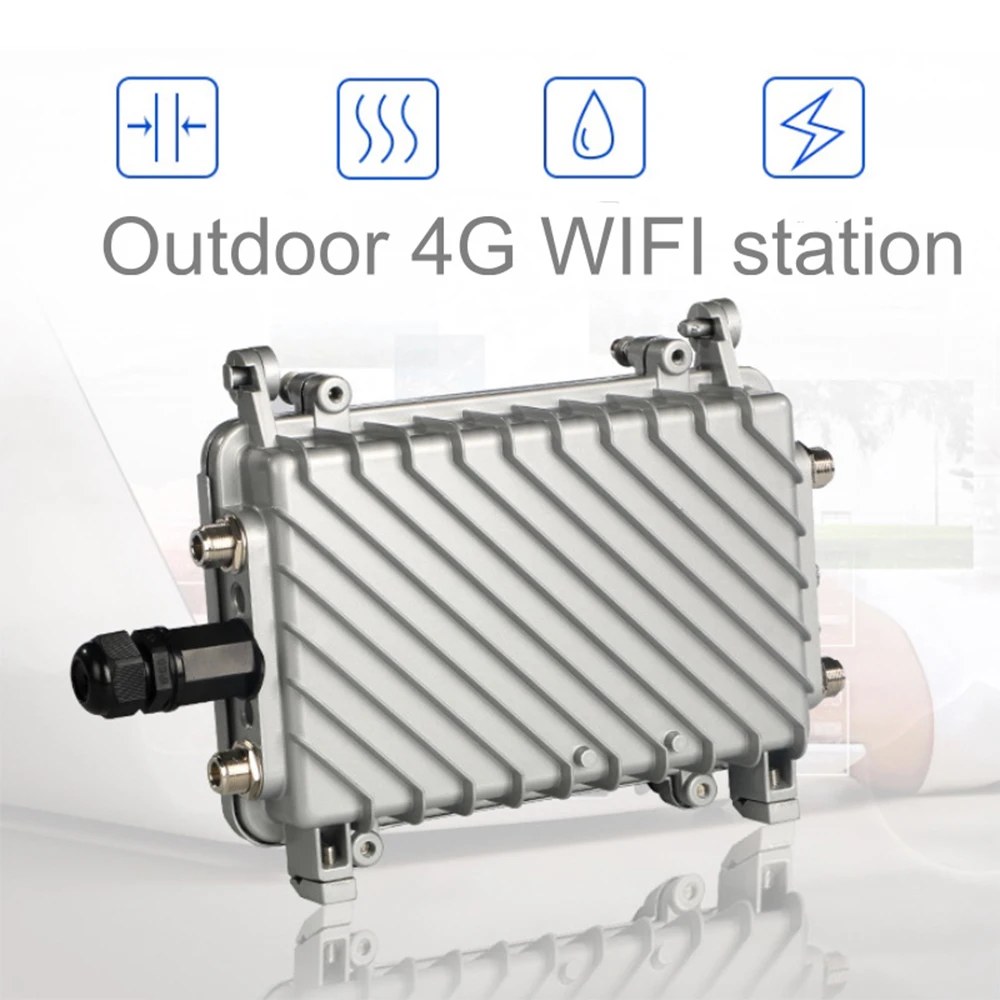 4G SIM card Waterproof wireless router high-speed outdoor 4G LTE wireless AP Wifi router POE wifi CPE 24V POE outdoor WIFI