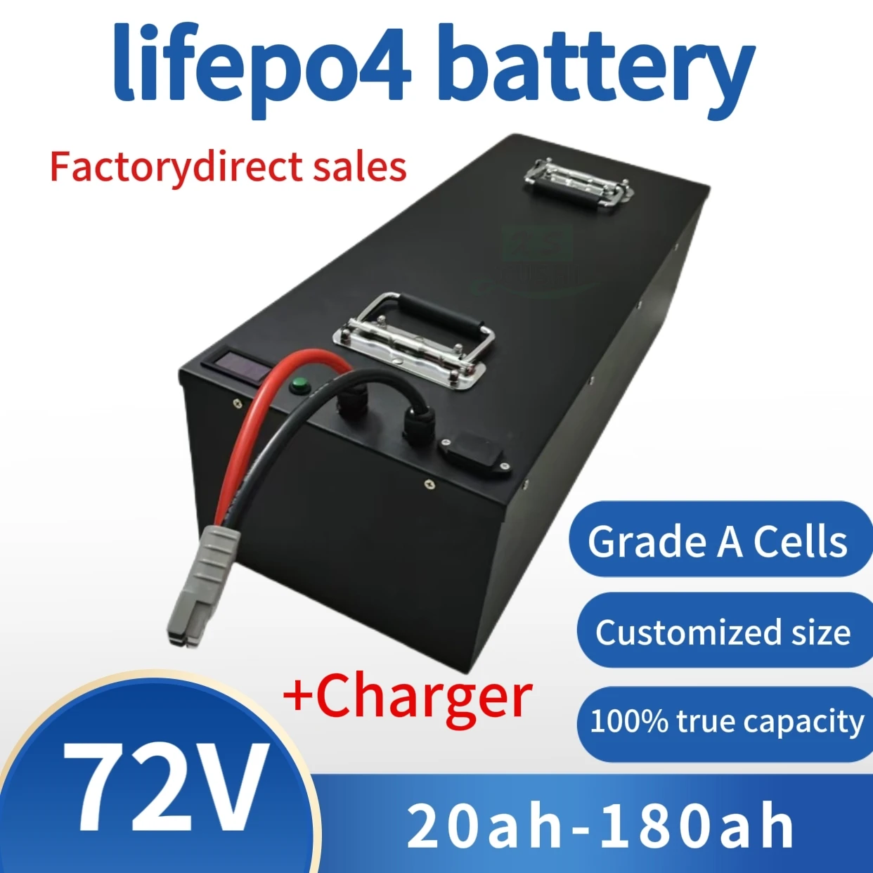 

XS lifepo4 литиевый аккумулятор 72 В 20 Ач 40 Ач 60 Ач 80 Ач 100 Ач 120 Ач 150 Ач 180 Ач BMS для скутера Инвертор EV велосипед Трехколесный караван