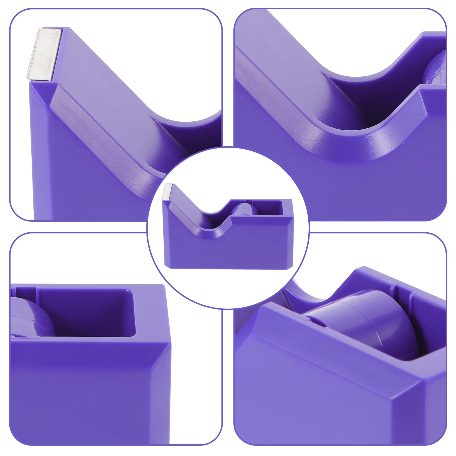 Mini distributeur Transparent, support Compact, papier robuste, fournitures de bureau, support de ruban adhésif décoratif