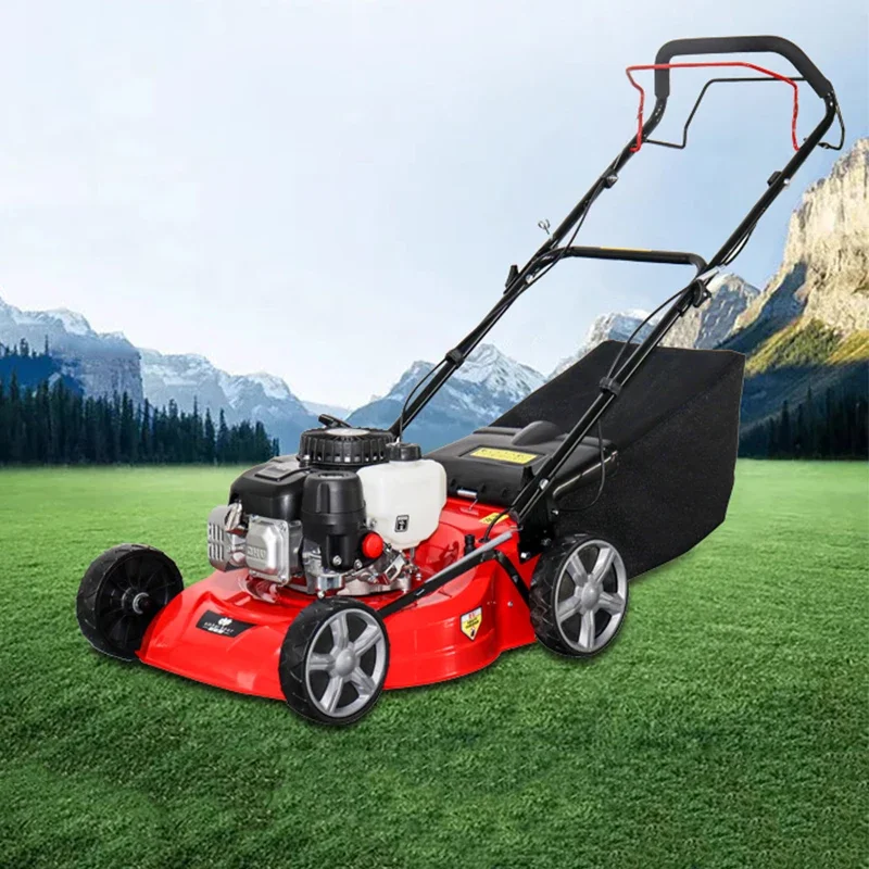 170CC 196CC 4.0KW/5.5KW Gasoline Lawn Mower Four Stroke Hand Push High-Power Orchard Weeding Lawn Trimming Machine Brush Cutter