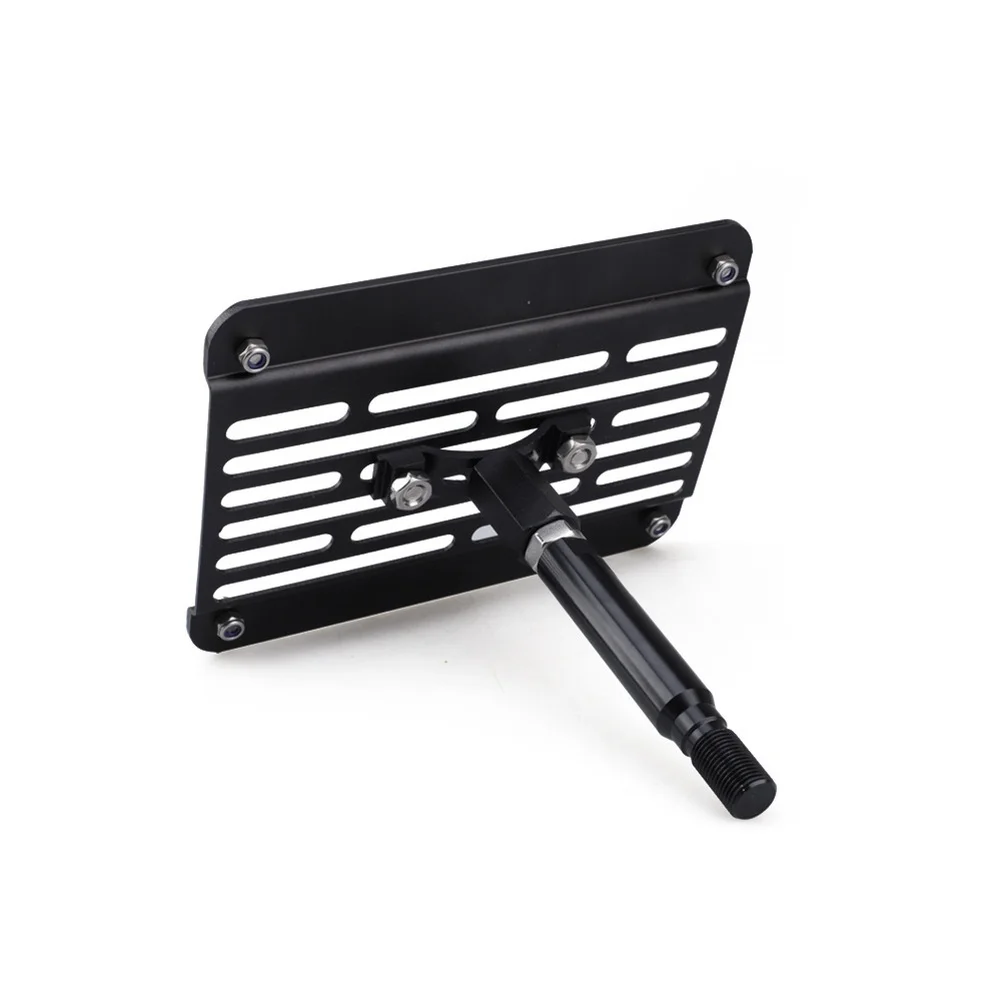 Modern Aluminum Alloy License Plate Mount With Tow Hook For Brz For Wrx For Wrx STI 2013 Later Years Black Automotive Trim