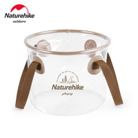 Naturehike Folding Bucket Waterproof Water Sink Bucket Portable OutdoorTravel Foldable Water Basin Camping Hiking Storage Bucket