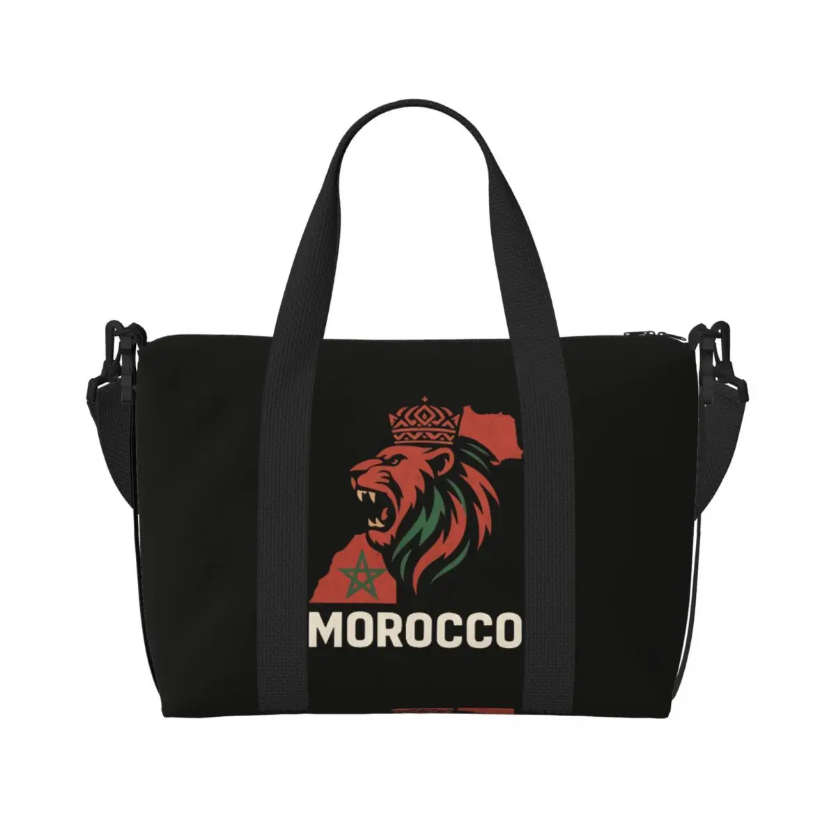 

Travel Bag Morocco The Pride Of A United Nation Gym Bag Waterproof Sports Bags Large Capacity Training Handbag Fitness Bag