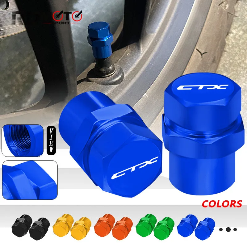 

For HONDA CTX700N CTX1300 CTX750 Motorcycle Accessories CNC Aluminum Wheel Tire Valve Caps Airtight Covers ctx 700 750 1300