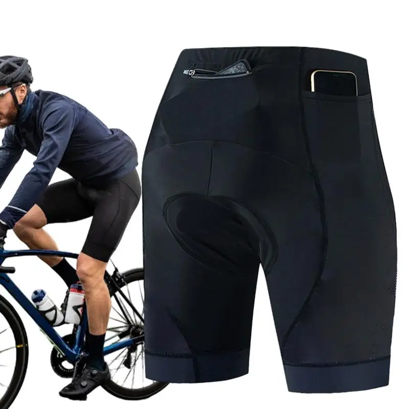 Cycling Shorts For Men Riding Pants With 3 Pockets Motorcycle Underpants Cycle Wear Tights For Road And Mountain Biking