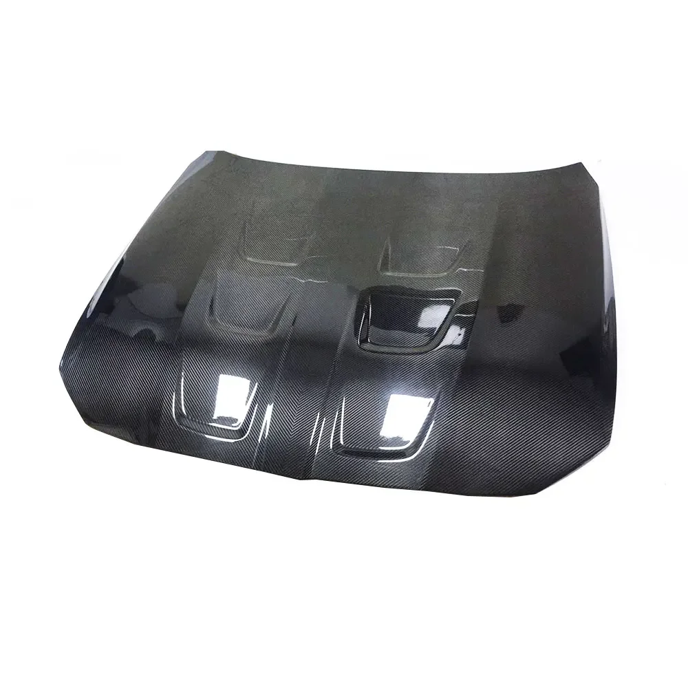 

Настоящий сухой передний бампер из углеродного волокна, крышка капота двигателя для BMW G80 G81 G82 G83 M3 M4 2020+