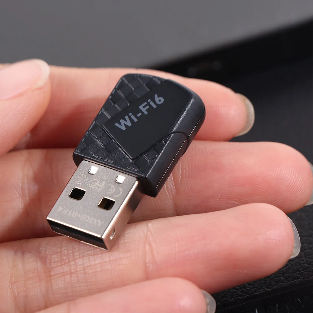 

Портативный адаптер Wi-Fi 6 Bluetooth 5.4, двухдиапазонный, мини-USB, сетевая карта 2-в-1, беспроводной Wi-Fi приемник 2.4G и 5ГГц для ПК/ноутбука