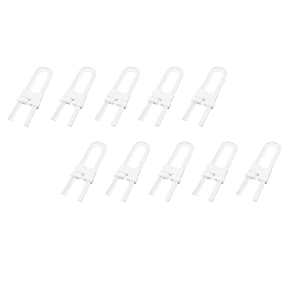 

10 Pcs Safety Lock Cabinet Drawer Childproof Door Household ABS Durable Secure Sliding Latch Protect Kids Furniture Hardware