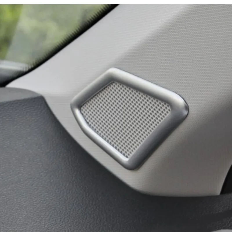 For Volkswagen VW T-Roc T ROC  2018-2020 Front A Column Speaker Sound Box Cover Panel Trim Stainless Steel Car Accessories