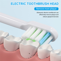 BISM 8Pcs Replacement Toothbrush Heads for Xiaomi SOOCAS V1X3/X3U X1/X3/X5 Electric Tooth Brush Heads White