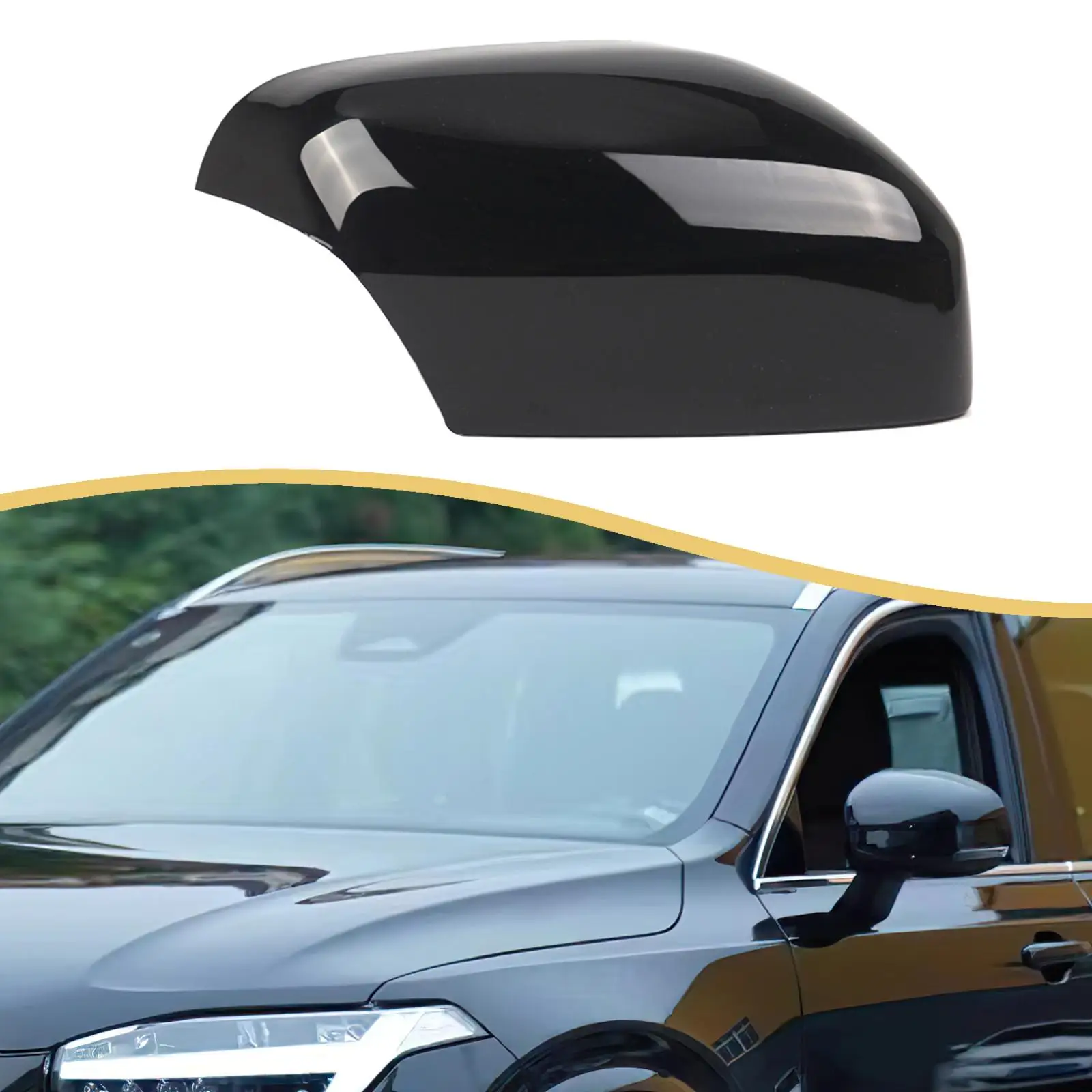 

Крышка зеркала боковой двери, автозапчасти, простой ремонт, простая установка 39894354, правая для Volvo XC90 XC70 2007-2014