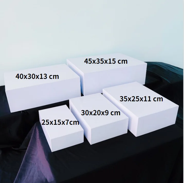 7 stks Kolom Riser Stand Buffet Houder Rack Tafel Centerpieces Evenement Feest Dessert Cake Fruit Cookie Gebak Bruiloft Bloem Decor