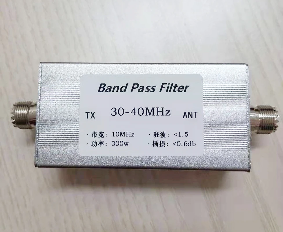 

Short wave bandpass filter 1.5-30MHz BPF bandpass filter M female seat 250w anti-interference