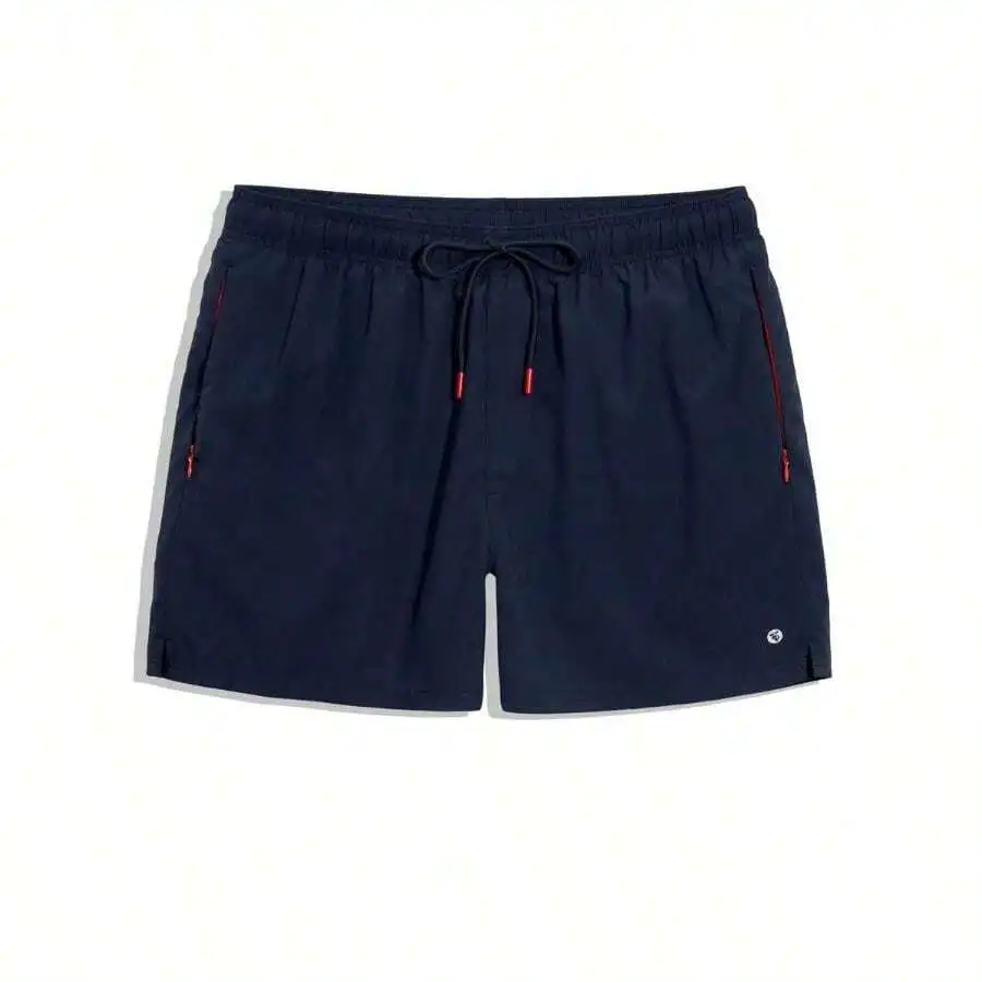 

Mens Casual Beach Shorts With Drawstring Waist And Side Pockets