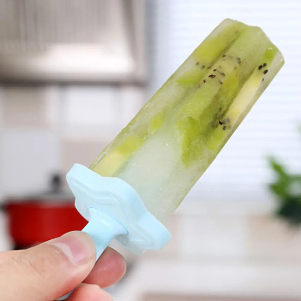 1Set DIY Ice Lolly Mold Ice Cream Mold Creative Kitchen Gadget Random Color Plastic for Homemade Treats