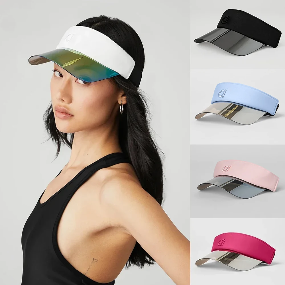 Goddess Fashionable Transparent Sunscreen Airlift Solar Visor Adjustable Outdoor Sports Golf Baseball UV Protective Cap