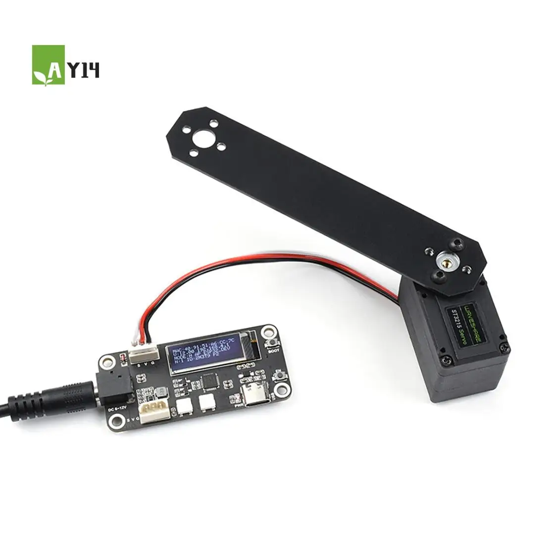 AY14 -Waveshare 30Kg High Precision High Torque Programmable 360Degree Magnetic Encoder Serial Bus Servo ST3215 12V Two-Way Feed