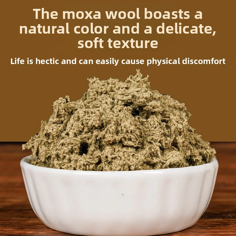 Beijing Tongrentang Moxibustion Set - 54 Pcs Moxa Sticks with Golden Moxa Wool