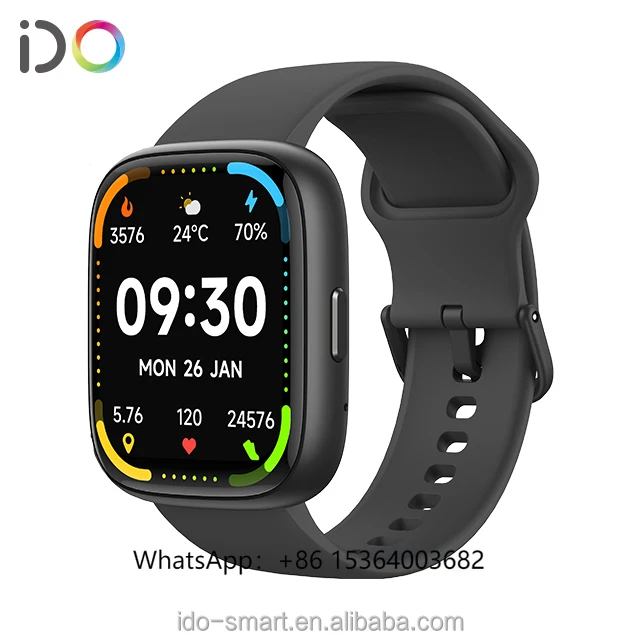 

TJXL-Cost-effective 1.83 Inch Square Smart Watch with BT Calling and Voice Assistance For Android and IOS