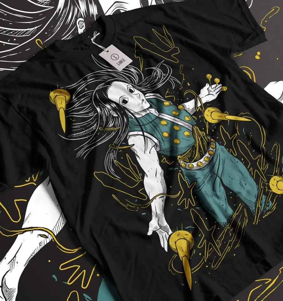 

Футболка Illumi Zoldyck, поварской Охотник x hunter zoldyck, аниме рубашка для всей семьи, все размеры