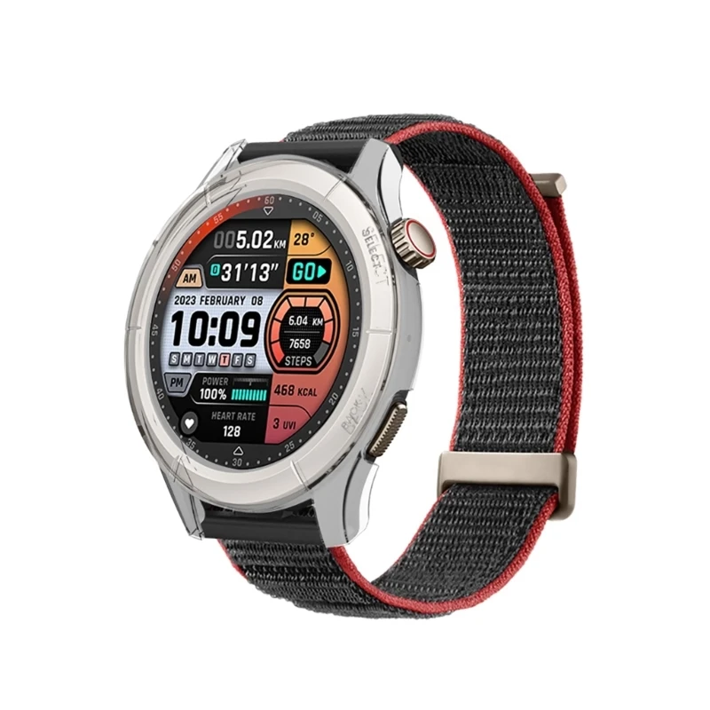 Smartwatch custodia antigraffio custodia antiurto impermeabile per PC custodia rigida per paraurti per Amazfit Cheetah Pro