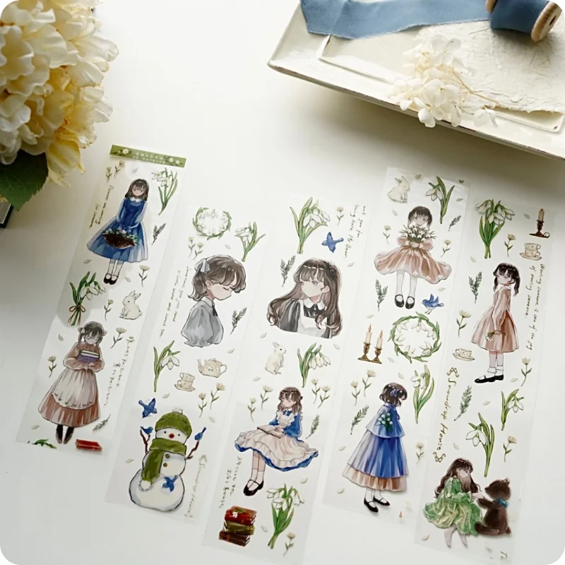 1 laço 100cm adorável esperando flor menina pet washi fitas artesanato suprimentos diy scrapbooking cartão fazendo plano decorativo adesivo