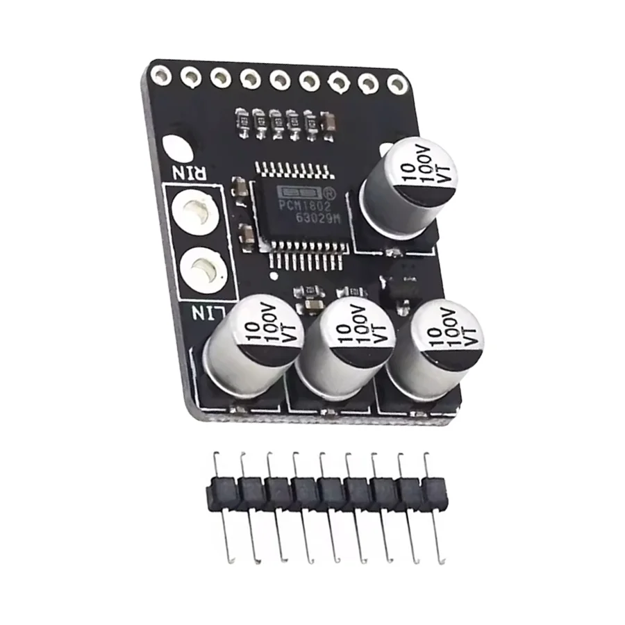 PCM1802 Audio Stereo A/D Converter ADC Decoder 24bit 96kHz Digital PCM AV Amplifier Player Board ANALOG-INPUT Module 3.3V/5V