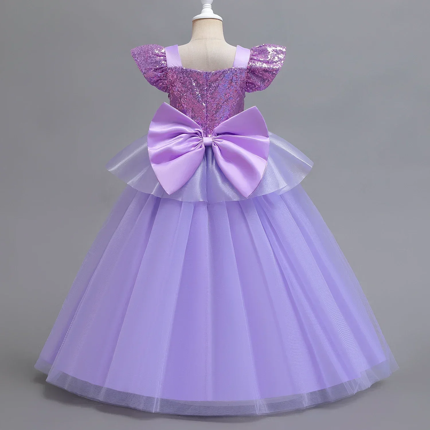 Girls Rapunzel Sleeping Beauty Aurora 2024 New Children Bella Costume Kids Cosplay Cinderella Princess Birthday Party Prom Dress