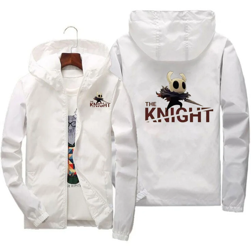 

2025 New Fashion Hollow Knight Logo Men'S Windbreaker Thin Reflective Sunscreen Ultra Light Jackets Male Oversize Size